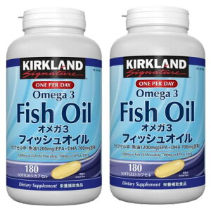 �y2�Z�b�g�z �J�[�N�����h �I���K3 �t�B�b�V���I�C�� 180�J�v�Z��×2�� KIRKLAND �T�v�� Omega �J�v�Z�� �h�{�⏕�H�i 240669