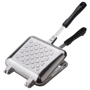 (キャプテンスタッグ ホットサンドトースター M-8617)アウトドア キャンプ 食パン トースト サンドイッチ