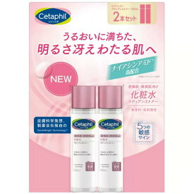 （Cetaphil セタフィル 化粧水 150ml×2本 ラディアンストナー）ピンク 乾燥肌 敏感肌向け 無香料 低刺激性 5つの敏感サイン 52535