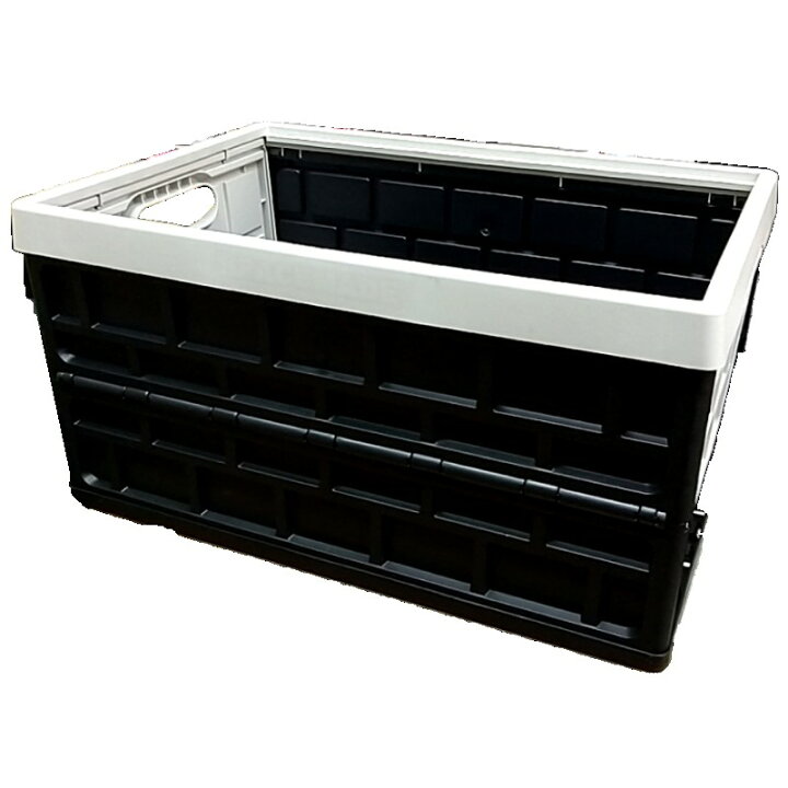 楽天市場】（SPACE MADE 折りたたみコンテナ 46L グレー 耐荷重約35kg 