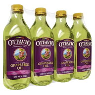 （グレープシードオイル OTTAVIO 920g×4本セット）オッタビ オッタビオ 食用ぶどう油 オイル コレステロ…