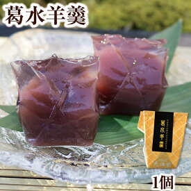 葛水羊羹 1個 | 水ようかん 水羊羹 和菓子 帰省土産 手土産 吉野葛 吉野本葛 奈良 天極堂 春夏限定 2026年8月31日頃まで注文可