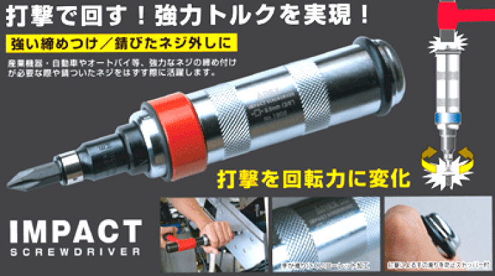 楽天市場】ANEX 1901 インパクトドライバー 差込角 12.7mm （1/2