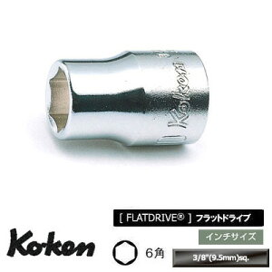 Ko-ken 3400A5/8 3/8���� 6�p �X�^���_�[�h �\�P�b�g 5/8 �R�[�P��/�R���H��