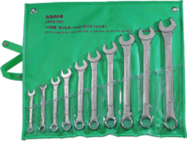 楽天市場】ASAHI CPXS101 インチサイズ コンビネーションスパナロール 