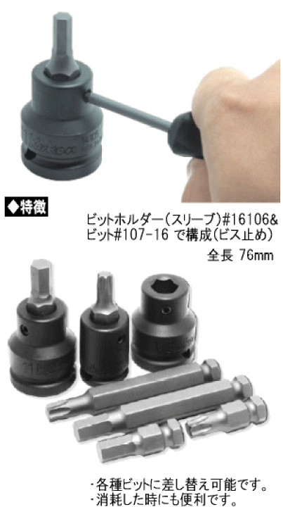 楽天市場】Ko-ken 16106-16-13 3/4