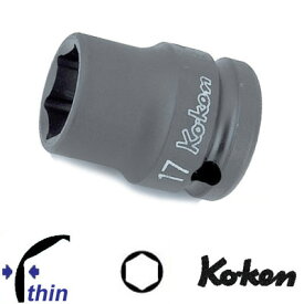 Ko-ken 14401M23 1/2"差込 薄肉 インパクトソケット 23mm コーケン / 山下工研
