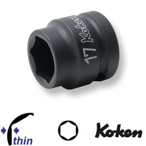 Ko-ken 14401MS22 1/2(12.7mm)���� �C���p�N�g �V���[�g�\�P�b�g 22mm �S��28.5L �R�[�P��/�R���H��