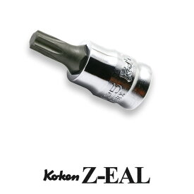 在庫僅少 Ko-ken 2025Z-28-T30 Z-EAL 1/4"(6.35mm)差込 トルクス ビットソケット 全長28mm T30 コーケン / 山下工研