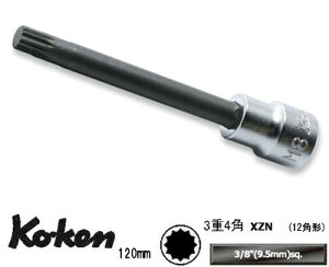 Ko-ken 3020-120-M8 3/8���� 3�d4�p �r�b�g�\�P�b�g (XZN)�S��120mm M8 �R�[�P��/�R���H��