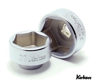 ݌ɋ͏ Ko-ken 3400M-24-27 3/8" Bԗp ICtB^[\Pbg 27mm R[P/RH