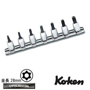 Ko-ken RS2025/7HOLE 1/4���� �w�b�N�X���[�u�r�b�g�\�P�b�g (�C�W���~��)���[���Z�b�g 7���g �������[�P�[�X�t �R�[�P��/�R���H��