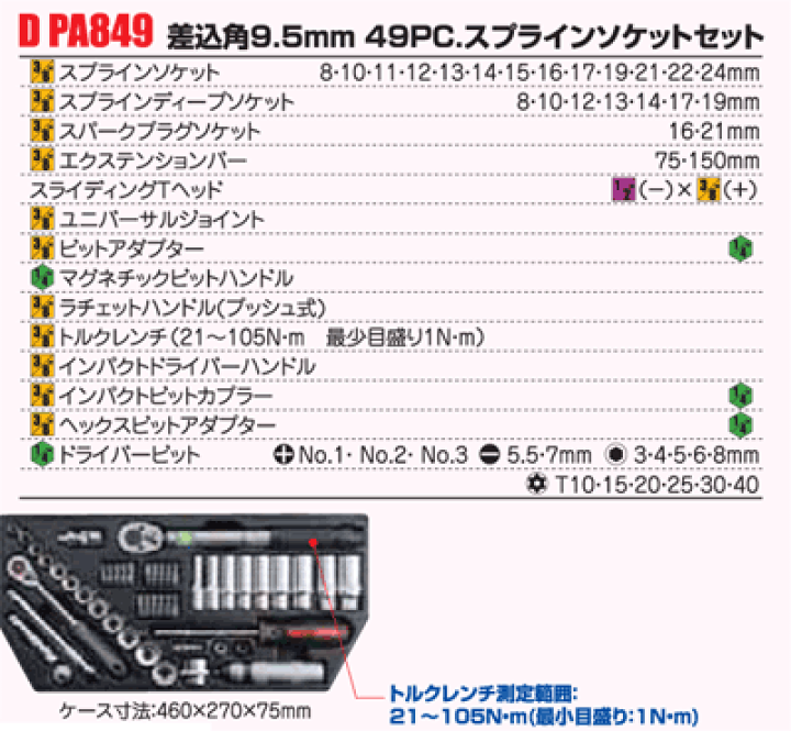 楽天市場】Pro-Auto PA849 3/8