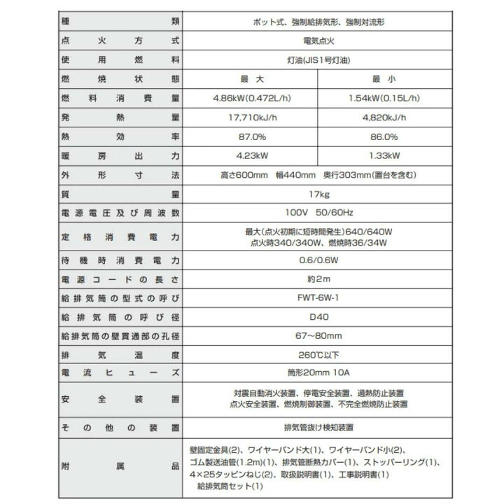 楽天市場】【LINE追加で最大2000円OFF】 FF式ストーブ 長府 サンポット 
