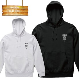 パーカー フーディー 長袖 ストリート street nyc ニューヨーク ブランド 男女兼用 メンズ レディース アパレル hoody hoodie 秋冬 裏パイル生地 裏起毛 綿100% M L XL XXL 大きいサイズ ビック