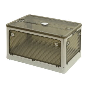 折りたたみ収納ボックス Sサイズ (27L) 3個セット 5面開き 5面開閉 収納ケース 収納コンテナ 押入れ収納 キャスター付き ふた付き 蓋付き 衣装ケース 折りたたみ式 折り畳み コンテナ 折りコン