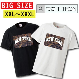 ビッグサイズ　Tシャツ でかT TRON オーバーサイズ 大きめ new york empire state of mind ニューヨーク ブルックリン アメリカ hiphop ヒップホップ ストリート street brand ピクチャー logo 写真 フォト フォトT プリント デザイン 洋服