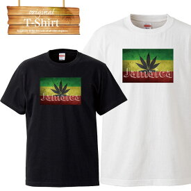 ジャマイカ Jamaica ラスタ rasta カンナビス 大麻 weed ガンジャ ganja marijuana 写真 フォト フォトT Tシャツ プリント デザイン 洋服 t-shirt 白 黒
