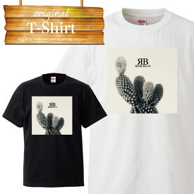 サボテン 植物 Cactus トゲ 棘 緑 白黒 モダン Tシャツ T-shirt ティーシャツ 半袖 大きいサイズあり big size ビックサイズ