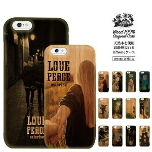 iPhone7 iPhone6s iPhone6 plus 6s 5s iPhonee iPhoneSE EbhP[X Ebh WOOD P[X WOODCASE VR P[X ؐ ؖ ؂̃P[X  Jbv l   love peace a