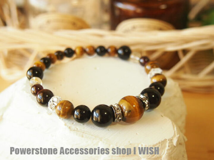 楽天市場】パワーストーン ブレスレット 天然石 タイガーアイ ルチル  