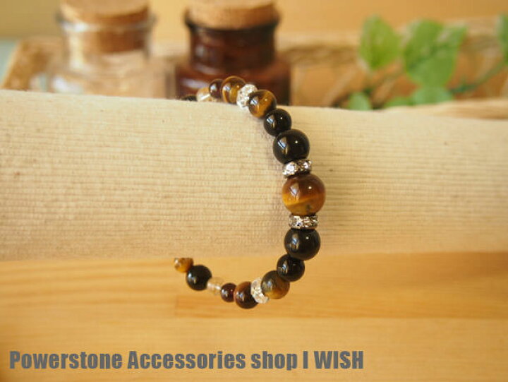 楽天市場】パワーストーン ブレスレット 天然石 タイガーアイ ルチル  
