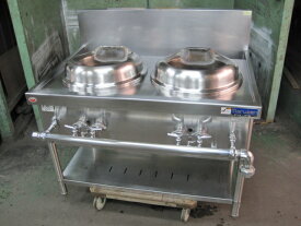 2022年製【マルゼン】【業務用】【中古】　中華レンジ　MRS-112E****　プロパンガス W1050xD750xH720mm 自社6ヶ月保証