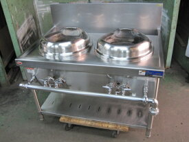 2019年製【マルゼン】【業務用】【中古】　中華レンジ　MRS-112E****　都市ガス W1050xD750xH720mm 自社6ヶ月保証
