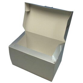 ロックBOX105 シルバー 3.5×5（300枚） 105×150×105mm ケーキ箱 ロックボックス パッケージ中澤（北海道・沖縄への発送は行っておりません）