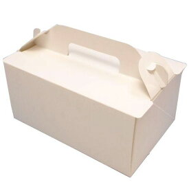OPL ホワイト 3 × 4（500枚） [H90-W] 内寸90×120×90mm 手提げケーキ箱 サイドオープン式 パッケージ中澤（北海道・沖縄への発送は行っておりません）