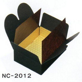生チョコ箱 N.Cケース ブラック NC-2012（200枚）F12110 NCケース 2cm角用 内寸89×69×23mm ※茶グラシンは順次「白グラシン」に変更予定 パッケージ中澤（取寄せ商品）（北海道・沖縄への発送は行っておりません）