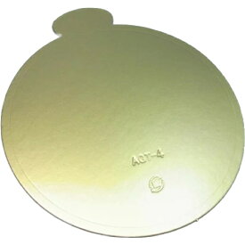 トレー AGT-S 5 寸（100枚×3箱）φ181 スタンダードケーキトレー 紙製金色 デコ用 パッケージ中澤（取寄せ商品）（北海道・沖縄への発送は行っておりません）