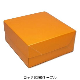 ロックBOX65 ネーブル 160 (4.5寸用)（200枚） 内寸160×160×65mm ロックボックス 正方形ケーキ箱 パッケージ中澤（北海道・沖縄への発送は行っておりません）