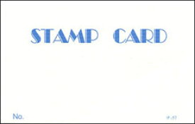 スタンプカード みつや チ-57 10スタンプ押印可