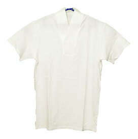 男物TシャツタイプVネック半襦袢　半衿タイプ衿　半袖 M/L/LLサイズ　7色　襟が広がらないVネック　仕事着物、浴衣、作務衣に　和装小物