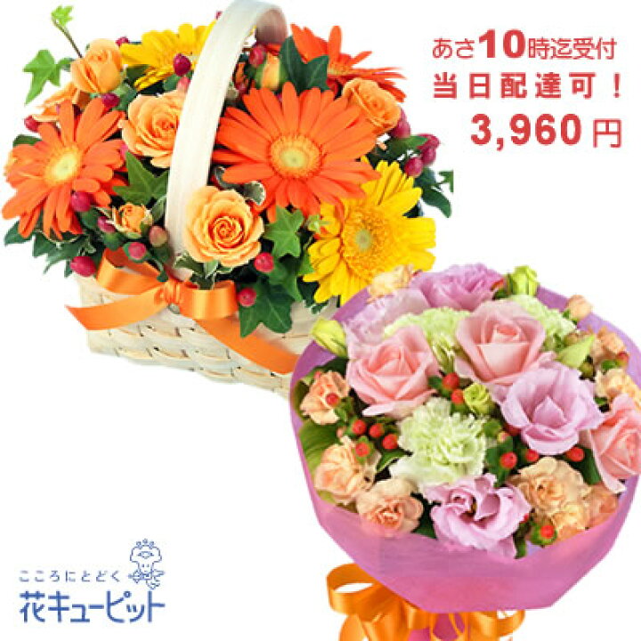 楽天市場 お誕生日 クイック 当日配達おまかせ 花 誕生日 お祝い 記念日 プレゼント 彼氏彼女 夫婦 祖父母 友達 友人 花キューピットのクイックフラワーギフトyaqu Q インターネット花キューピット
