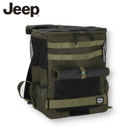 【今だけ 20％OFFクーポン】【Jeep(R)】公式ライセンスジープ リュックキャリーリュックキャリー ペットリュック ペットバッグ ペットキャリーバッグ 犬 猫 小型犬 おしゃれ 人気 おでかけ 散歩 猫用 うさぎ フェレット