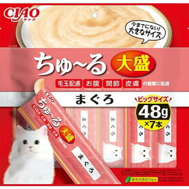 【いなば】 CIAO 大盛りちゅ～るまぐろ 48g×7本ちゅーる チュール 猫 ねこ 猫おやつ 水分補給 水分 水 おやつ いなば ちゃおちゅーる チャオ Ciao 猫スナック 液体 液体おやつ 大容量