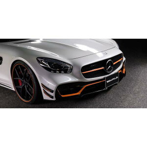 【WALD BlackBison Edtion】 Mercedes-Benz AMG GT 15y~ FRP製 フロントバンパースポイラー エアロ ブラックバイソン バルド ベンツ C190