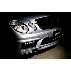 【WALD Sports Line】 Eクラス W211 セダン 〜'06y / '07y〜 Black Bison Edition 3点KIT LED version フロント サイド リア ヴァルド エアロ