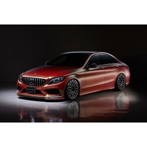 【WALD EXECUTIVE LINE】 Mercedes-Benz W205 14y〜18y 3点 キット 3P セット Cクラス AMGライン用 エアロセット ベンツ セダン バルド