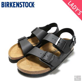 【 ReStock 】 BIRKENSTOCK ビルケンシュトック Milano ミラノ 34793 Black ブラック アンクルストラップ レディースサンダル Narrow 幅狭 正規品