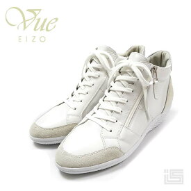 ■ EIZO Vue エイゾー ビュー82438 White ホワイト 白ハイカットレースアップレザースニーカー 【22fw】