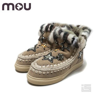  MOU [ ESKIMO SNEAKER STAR PATCHES & MINK FUR TRIM nhChV[Y [gu[c fB[X V[gu[c CMXuh