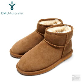 ■ EMU Australia エミューw10937 Camel ムートンブーツStinger Microオーストラリア産シープスキンレディース 茶 もこもこ