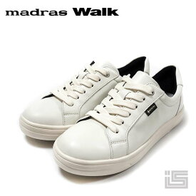 ■ madras WALK マドラスウォーク 1002 White ホワイト 白 GORE-TEX コート系 スニーカー シンプル 【定番モデル】デザインEEE 3Eレディース レインシューズ