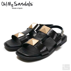 �� Oh! My Sandals �I�[�}�C�T���_���Y5329 Black/E �u���b�N�G�i�����T���_�� �X�y�C�� 24ss�y���K�戵�X�z�y�C���|�[�g�z