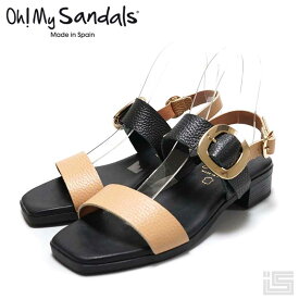 【new】Oh! My Sandals オーマイサンダルズ5346 Black/C ブラックコンビサンダル スペイン 24ss【正規取扱店】【インポート】
