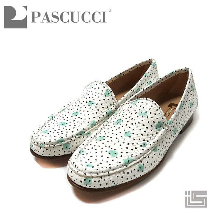 楽天市場】□ PASCUCCI パスクッチ 3200 Mint Greenレザーローファー 