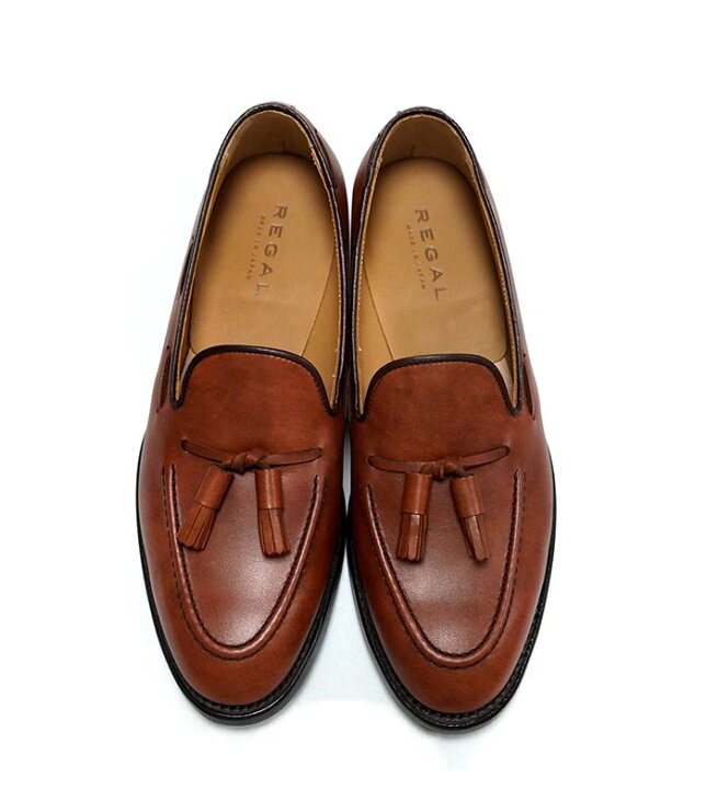 楽天市場】【返品・交換不可】 REGAL リーガル 12VR-BF Brown タッセル 